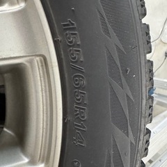 ブリザック　ＶＲＸ2  スタッドレス　155/65R14　の画像