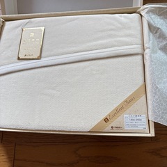 京都西川　シルク混毛布　未使用品の画像
