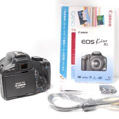 【美品】純正レンズキット Canon Kiss X2 付属品多数 初心者おすすめの画像