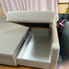 　値下げしました　IKEAソファベッドの画像