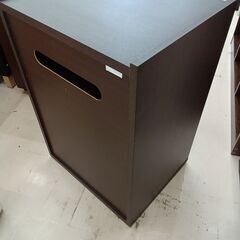 リユースのサカイ栃木店★ジモティ割あり★  収納棚 ブラウン W55×D44.5×H80 クリーニング済み TC11079の画像