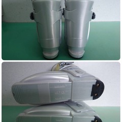 ● 28)  BIGHORN ビッグホーン LIVELY スキー ブーツ  275mm 24cm  スキー靴 ライトグレー レディース/ジュニア 中古 ①の画像