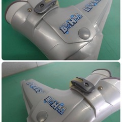 ● 28)  BIGHORN ビッグホーン LIVELY スキー ブーツ  275mm 24cm  スキー靴 ライトグレー レディース/ジュニア 中古 ①の画像