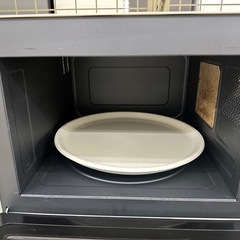【ドリーム川西店御来店限定】☆ジモティー見たよ♪割引☆無印良品　オーブンレンジ　MJ-OR15A  2018年製／クリーニング済み【2125560000021336】の画像