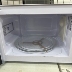 【ドリーム川西店御来店限定】☆ジモティー見たよ♪割引☆ユアサ　電子レンジ　KS=MW21T17  2022年製／クリーニング済み【2125560000000657】の画像