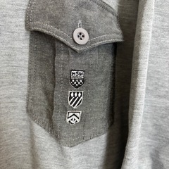 トレーナー L グレー 刺繍の画像