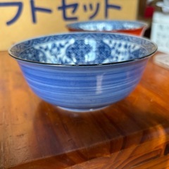 有田焼　愛陶　染付　丼鉢　2点の画像