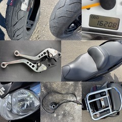 ⭐️自賠責3年付き⭐️SKYWAVE250タイプS⭐️リアタイヤ・プラグ・レバー新品⭐️250ccビッグスクーター⭐️の画像