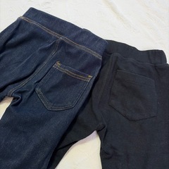 110cmストレッチパンツ2枚セットの画像