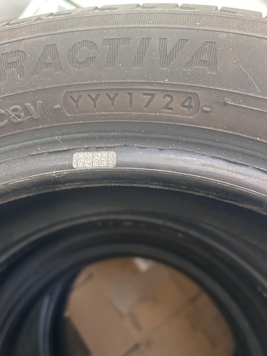 155/65/R14 4本バリ山