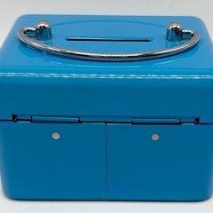 中古◆アイリスオーヤマ◆手提げ金庫◆手乗りサイズ◆A7◆鍵なしの画像