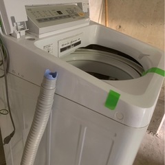 洗濯機 ホース類、取説ありの画像