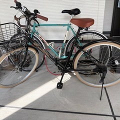 ボルディ(Voldy) 折りたたみ自転車 6段変速付き🚲取りに来ていただける方🙌  の画像