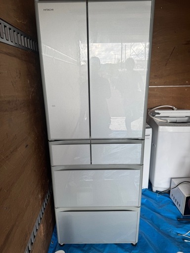 Hitachi 2017年製 475L 冷蔵庫 R-F48M1