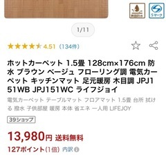 電気カーペットの画像