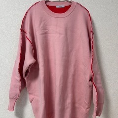 【JEANASIS】ラインオーバーニットの画像
