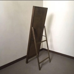 木製　スタンド型　ヴィンテージ風　　姿見の画像