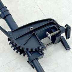 北海道 千歳市/恵庭市 HAIGE/ハイガー エレキモーター HS-50703-90 12V/600W/55lbs ハンドコン 電動 船外機 稼働品の画像