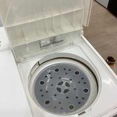 【6ヶ月間の動作保証付き】AQUAの二槽式洗濯機AQW-N551のご紹介ですの画像