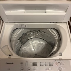 Panasonic　洗濯機+洗濯機の棚の画像