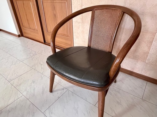 レトロ ヴィンテージ 柏木工 古家具 椅子 ダイニングチェア アーム