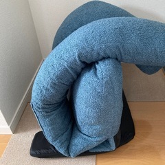タンスのゲン　座椅子　青の画像