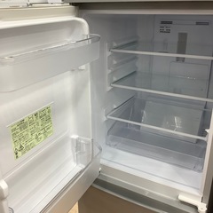 【6ヶ月間の動作保証付き】SHARPの2ドア冷蔵庫SJ-D14C-Sのご紹介ですの画像