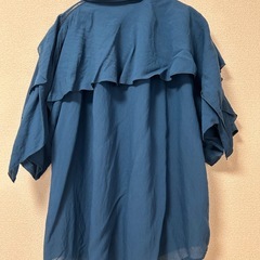【JEANASIS】リッチフリルスリーブシャツの画像