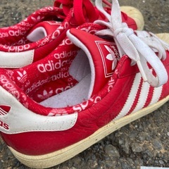 adidas アディダス スニーカー メンズ レッド 赤 の画像