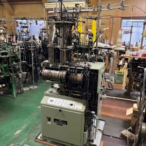 リブ編み靴下織り機　ジャンク