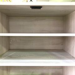 フクダクラフト ◆レンジボード◆ミニ食器棚 キッチン収納　594×400×1100(mm)の画像