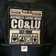 CO&LU ブラック グラフィックジャケット　Fサイズの画像