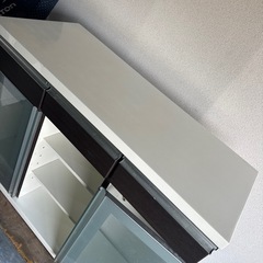 カウンター　食器棚　キッチン収納の画像