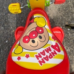 美品　アンパンマン三輪車(わくわくアンパンマンごうピースII)の画像
