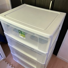 収納ケース　4段　ワイド　　の画像