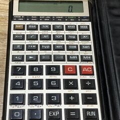 【中古】CASIO 関数電卓 fx-360MTカバーケース付きの画像