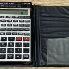 【中古】CASIO 関数電卓 fx-360MTカバーケース付きの画像