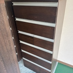 タンス　衣装収納　3つセットの画像
