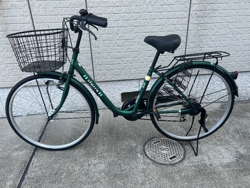 【美品‼︎】自転車26インチ・6段変速切替・オートライト・筑紫野市