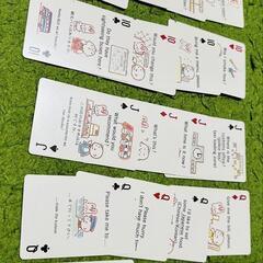 【ゲーム祭】ヴィンテージ？かわいい英会話トランプ【ほぼ未使用】の画像