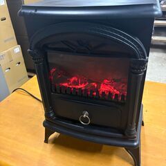 ニトリ NITORI 暖炉型ファンヒーター NTL1000K16 2016年製 1000W 500W ライト調光機能付 レトロデザイン 電気暖房 中古品の画像