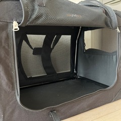 折りたたみ・洗濯可　小中型犬用　キャリーケース　ゲージの画像