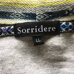 Sorridere ストライプ フード付きパーカー L.L. サイズ の画像