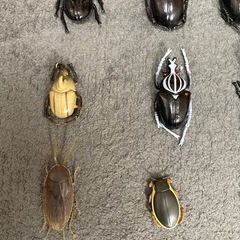 虫　昆虫　おもちゃ　フィギア　15匹　カブトムシなどの画像
