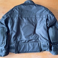 【美品】秋冬ナイロン製プロテクター付バイクジャケット上下XLの画像