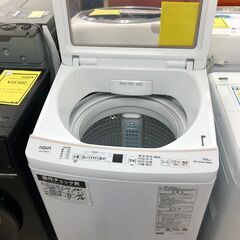 【ジャングルジャングル石津店】洗濯機 アクア　AQW-S7RBK　2025年製　高年式！　洗濯容量：7kg ３Dアクティブ洗浄＆高濃度クリーン浸透　新生活 堺市 堺区 西区 石津の画像