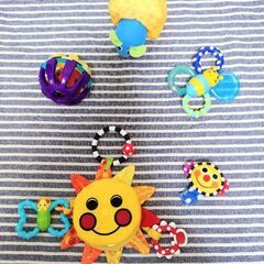 【10/21まで】Sassyやfisher priseなどの0・1歳向けのおもちゃ・歯固め11点の画像