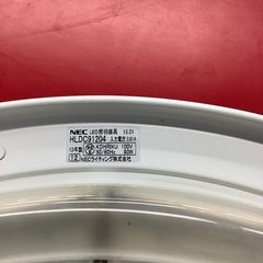 NEC LEDシーリーグライト　12畳用　HLDC91204 2013年製の画像