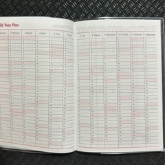 【新品未使用】ロート製薬 スケジュール帳 2025の画像