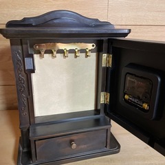 値下げ❗️時計付き宝石箱の画像